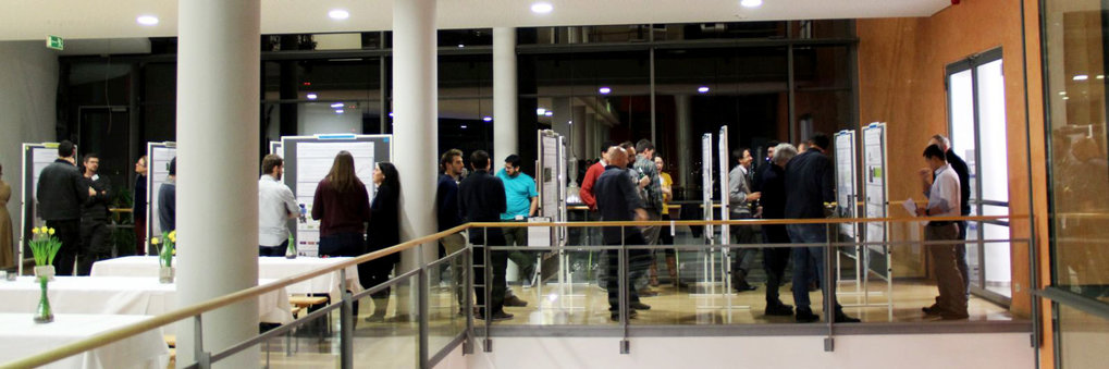 Postersession beim Fachbeiratsbesuch in 2018 (© S. Héjja/MPI-BGC)